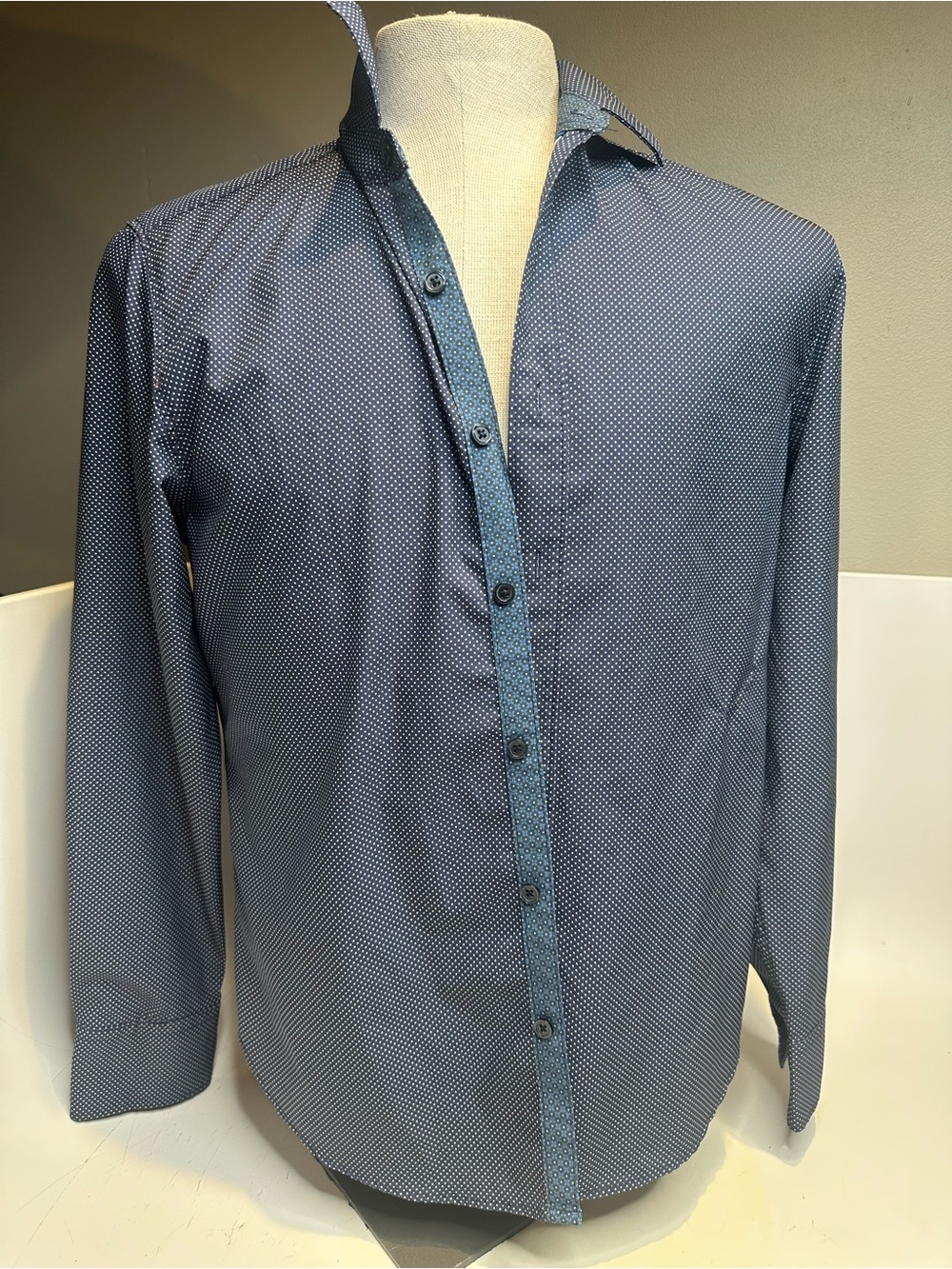 Con.struct Micro-Pattern Button-Down Shirt